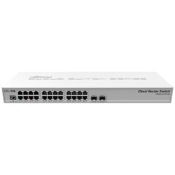 Mikrotik CRS326-24G-2S+RM switch Gestionado L2 Gigabit Ethernet (10/100/1000) Gris