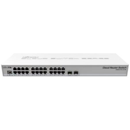 Mikrotik CRS326-24G-2S+RM switch Gestionado L2 Gigabit Ethernet (10/100/1000) Gris