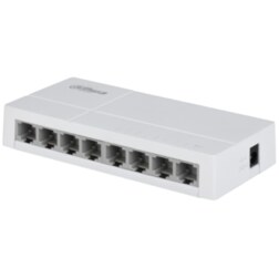 Dahua Technology PoE DH-SF1008L switch No administrado Fast Ethernet (10/100) Energía sobre Ethernet (PoE) Escritorio Gris claro