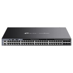 TP-Link Omada SG6654XHP switch Gestionado L3 Gigabit Ethernet (10/100/1000) Energía sobre Ethernet (PoE) 1U Negro