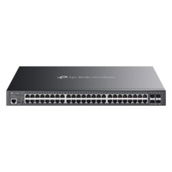 TP-Link Omada SG3452XMPP switch Gestionado L2+ Gigabit Ethernet (10/100/1000) Energía sobre Ethernet (PoE) 1U Negro