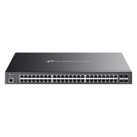 TP-Link Omada SG3452XMPP switch Gestionado L2+ Gigabit Ethernet (10/100/1000) Energía sobre Ethernet (PoE) 1U Negro