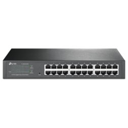 TP-Link TL-SG1024DE Gestionado L2 Gigabit Ethernet (10/100/1000) 1U Negro