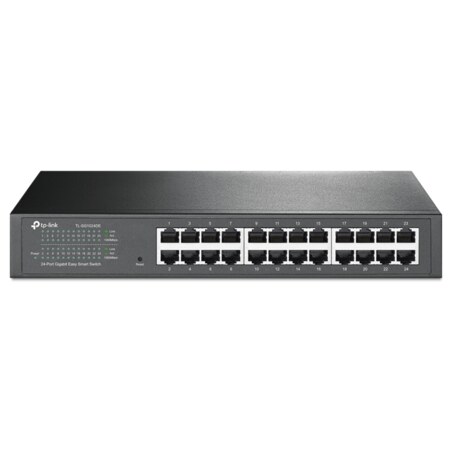TP-Link TL-SG1024DE Gestionado L2 Gigabit Ethernet (10/100/1000) 1U Negro