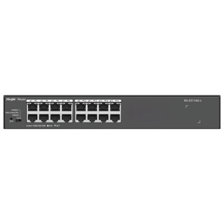 Ruijie Networks RG-ES116G-L switch No administrado L2 Gigabit Ethernet (10/100/1000) Negro