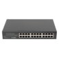 Lanberg RSGE-24 switch No administrado Gigabit Ethernet (10/100/1000) 1U Negro