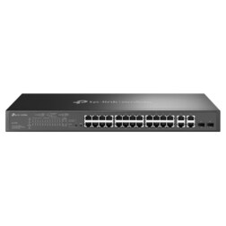 TP-Link Omada SL2428P switch Gestionado L2 Fast Ethernet (10/100) Energía sobre Ethernet (PoE) 1U Negro
