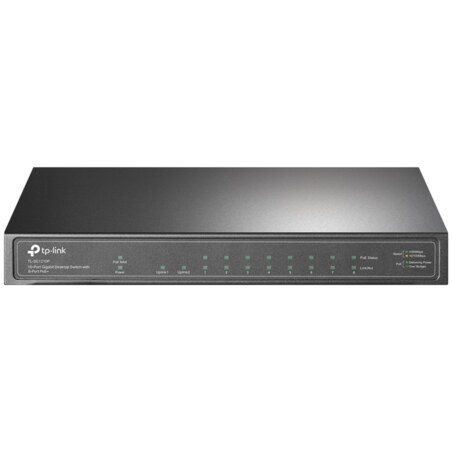 TP-Link TL-SG1210P switch No administrado Gigabit Ethernet (10/100/1000) Energía sobre Ethernet (PoE) Gris