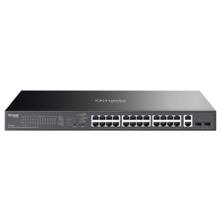 TP-Link ES228GP switch Gestionado L2 Gigabit Ethernet (10/100/1000) Energía sobre Ethernet (PoE) Negro