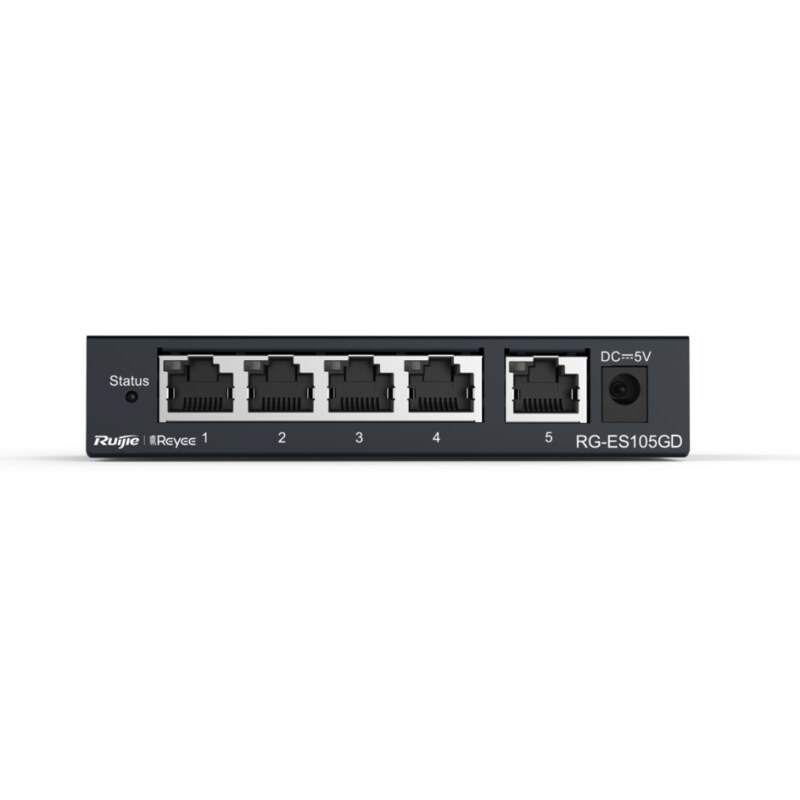 Ruijie Networks RG-ES105GD switch No administrado Gigabit Ethernet (10/100/1000) Negro