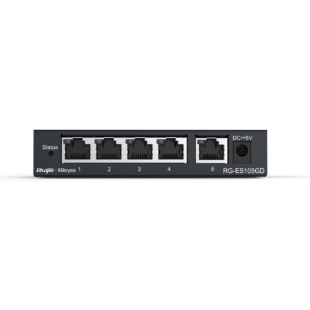 Ruijie Networks RG-ES105GD switch No administrado Gigabit Ethernet (10/100/1000) Negro