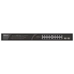 Ruijie Networks RG-ES118GS-P switch No administrado Gigabit Ethernet (10/100/1000) Energía sobre Ethernet (PoE) Negro