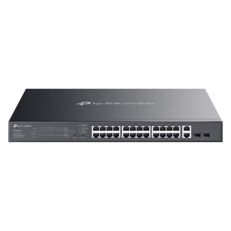 TP-Link Omada ES228GMP switch Gestionado L2 Gigabit Ethernet (10/100/1000) Energía sobre Ethernet (PoE) Negro