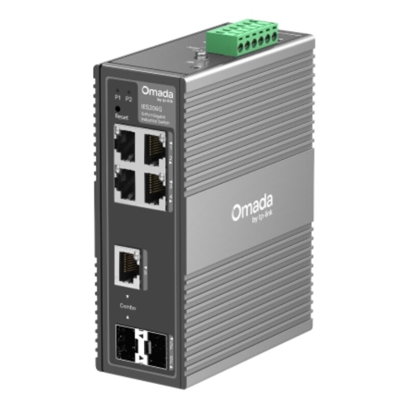 TP-Link Omada IES206G switch Gestionado Gigabit Ethernet (10/100/1000) Negro