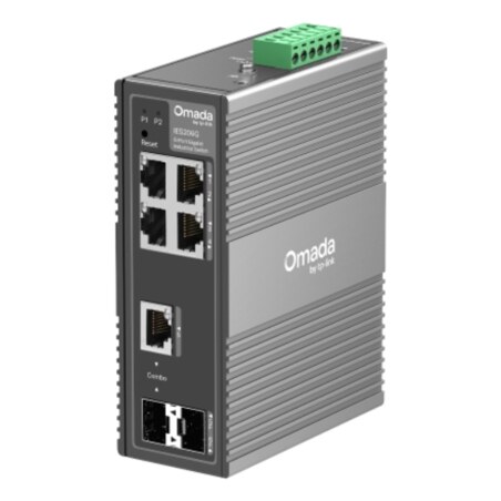 TP-Link Omada IES206G switch Gestionado Gigabit Ethernet (10/100/1000) Negro