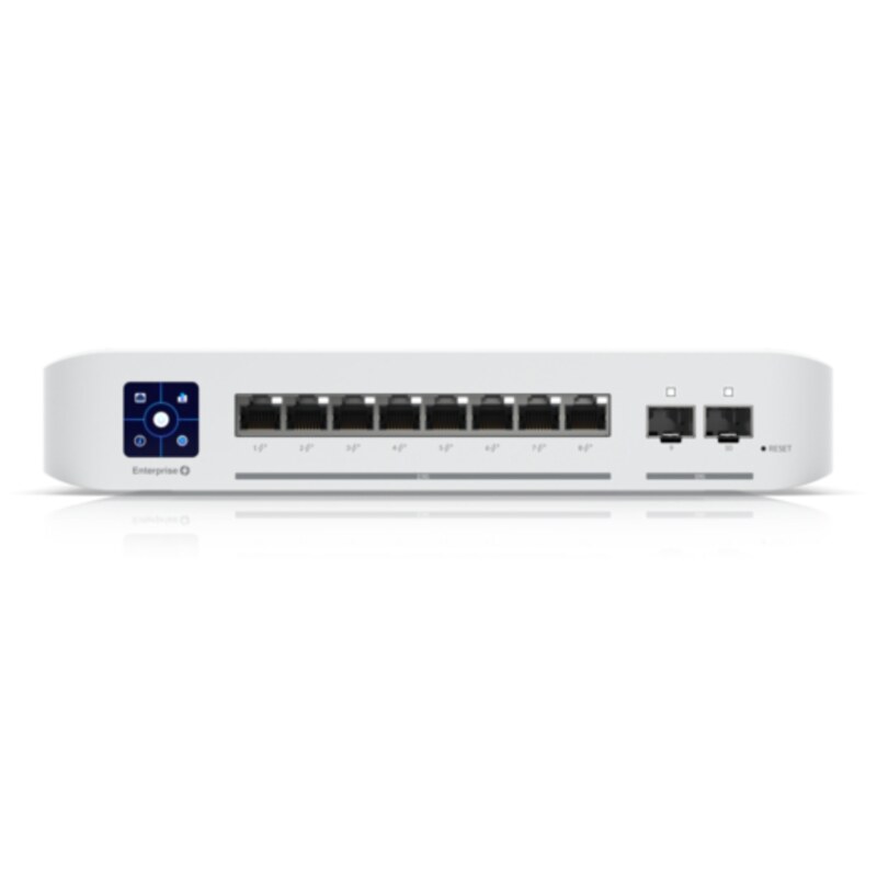Ubiquiti UniFi Enterprise 8 PoE Gestionado L3 2.5G Ethernet (100/1000/2500) Energía sobre Ethernet (PoE) Acero inoxidable