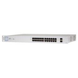 Ubiquiti UniFi US-24-250W switch Gestionado Gigabit Ethernet (10/100/1000) Energía sobre Ethernet (PoE) 1U Plata