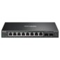 TP-Link ES210X-M2 switch Gestionado 2.5G Ethernet (100/1000/2500) Montaje en pared/escritorio Negro
