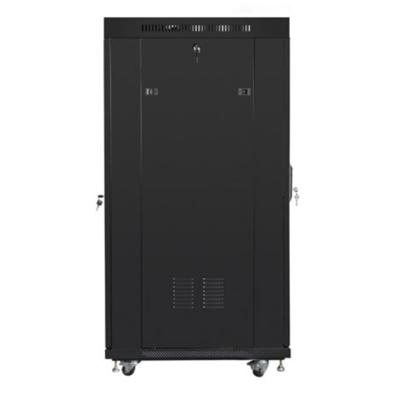 Lanberg FF01-6827-23BL armario rack 27U Rack o bastidor independiente Negro