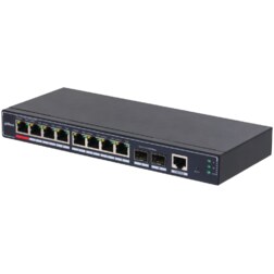 Dahua Technology PoE SG4010P-2F Gestionado L2 Gigabit Ethernet (10/100/1000) Energía sobre Ethernet (PoE) Negro