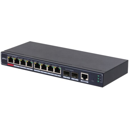 Dahua Technology PoE SG4010P-2F Gestionado L2 Gigabit Ethernet (10/100/1000) Energía sobre Ethernet (PoE) Negro