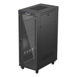 Lanberg FF01-6032-12BL armario rack 32U Bastidor para instalación en suelo Negro