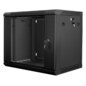 Lanberg WF01-6409-10B armario rack 9U Bastidor de pared Negro