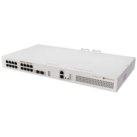 Mikrotik CRS418-8P-8G-2S+RM Cloud Router/Sw L2/L3 Gigabit Ethernet (10/100/1000) Energía sobre Ethernet (PoE) 1U