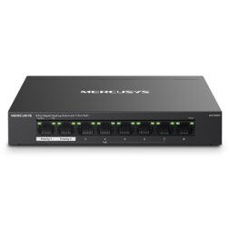 Mercusys MS108GP switch Gestionado Gigabit Ethernet (10/100/1000) Energía sobre Ethernet (PoE) Negro