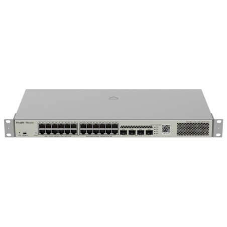 Ruijie Networks RG-NBS3100-24GT4SFP-P-V2 switch Gestionado L2 Gigabit Ethernet (10/100/1000) Energía sobre Ethernet (PoE) Metáli
