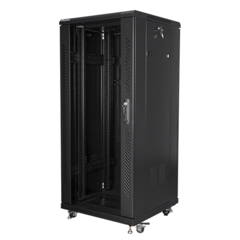 Lanberg FF01-6627-12B armario rack 27U Rack o bastidor independiente Negro