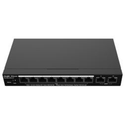Ruijie Networks RG-ES210GC-LP switch Gestionado L2 Gigabit Ethernet (10/100/1000) Energía sobre Ethernet (PoE) Negro