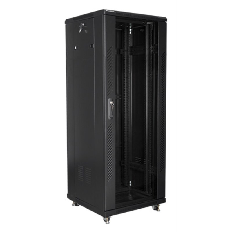 Lanberg FF01-6632-12B armario rack 32U Rack o bastidor independiente Negro
