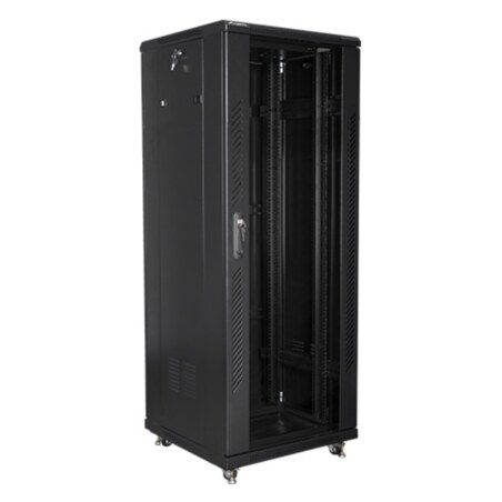 Lanberg FF01-6632-12B armario rack 32U Rack o bastidor independiente Negro