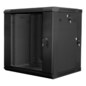 Lanberg WF02-6612-10B armario rack 12U Bastidor de pared Negro