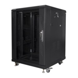 Lanberg FF01-6615-12B armario rack 15U Rack o bastidor independiente Negro