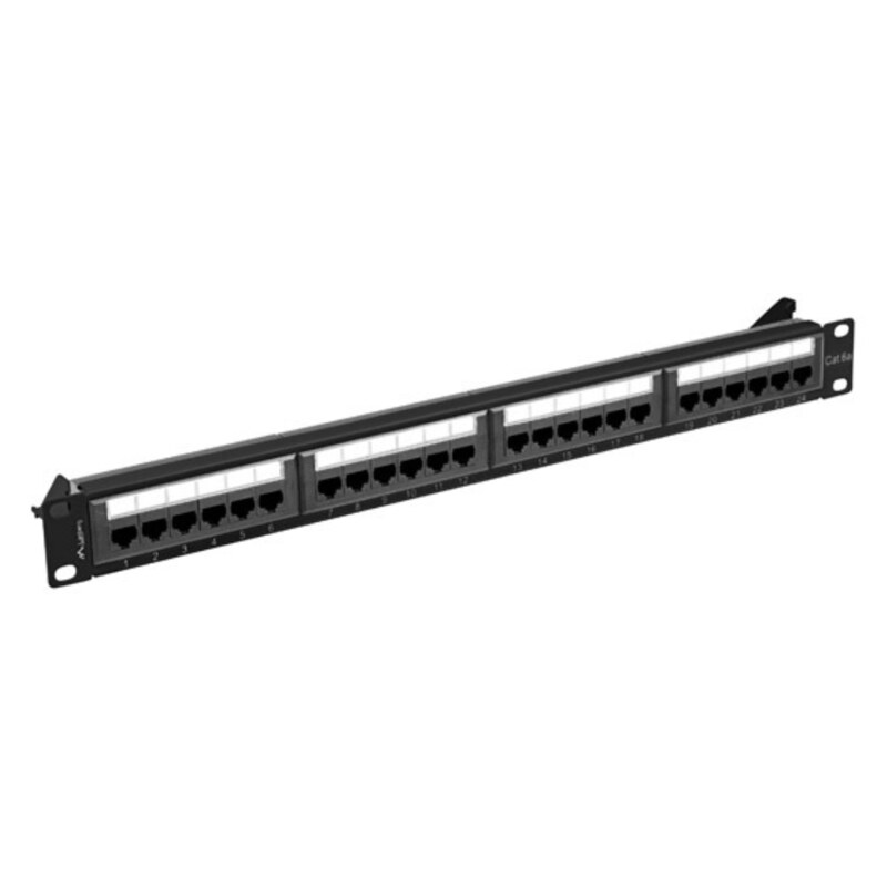Lanberg PPUA-1024-B panel de parcheo 1U
