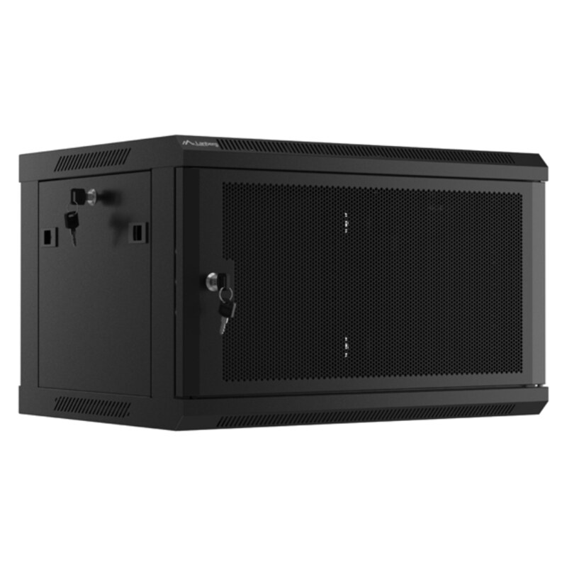 Lanberg WF01-6406-23B armario rack 6U Bastidor de pared Negro