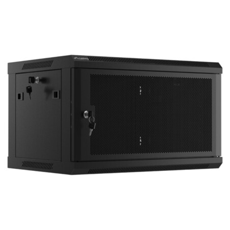Lanberg WF01-6406-23B armario rack 6U Bastidor de pared Negro