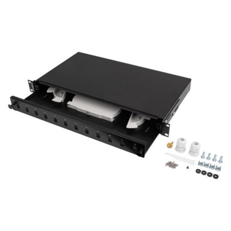 Lanberg FOP1-12SS-LDB panel de parcheo 1U
