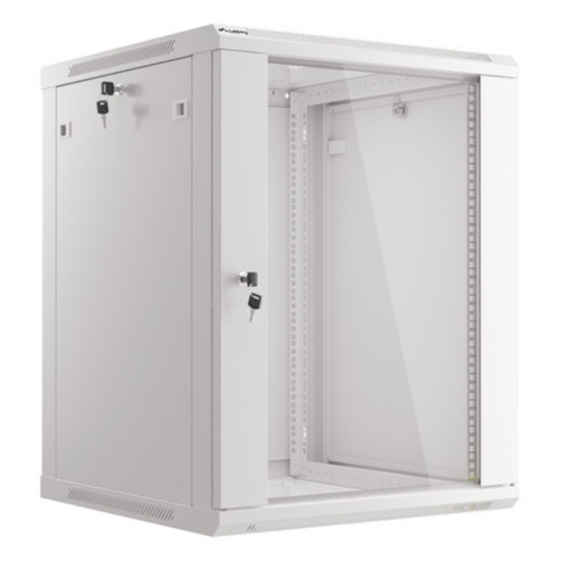 Lanberg WF01-6615-10S armario rack 15U Bastidor de pared Gris