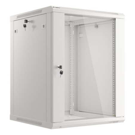 Lanberg WF01-6615-10S armario rack 15U Bastidor de pared Gris