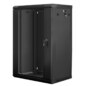Lanberg WF01-6418-10B armario rack 18U Bastidor de pared Negro