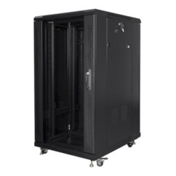 Lanberg FF01-6822-12B armario rack 22U Rack o bastidor independiente Negro