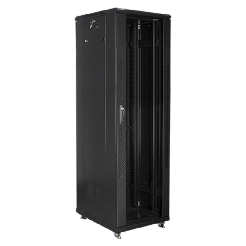 Lanberg FF01-6842-12B armario rack 42U Rack o bastidor independiente Negro