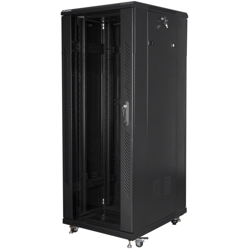 Lanberg FF01-6832-12B armario rack 32U Rack o bastidor independiente Negro