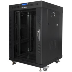 Lanberg FF01-6615-12BL armario rack 15U Rack o bastidor independiente Negro