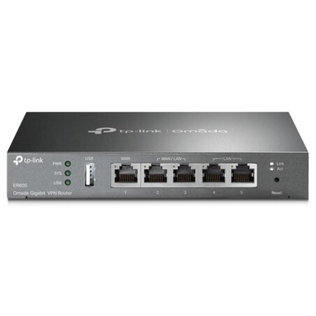 TP-Link Omada ER605 router Gigabit Ethernet Negro