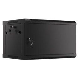 Lanberg WF01-6406-00B armario rack 6U Bastidor de pared Negro