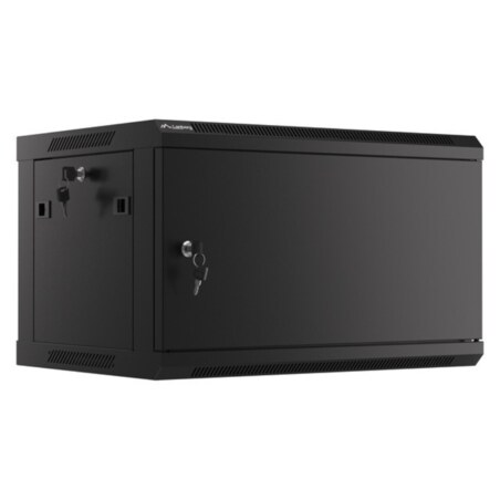 Lanberg WF01-6406-00B armario rack 6U Bastidor de pared Negro